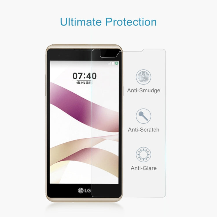 0.26mm 9H 2.5D Tempered Glass Film for LG X Skin