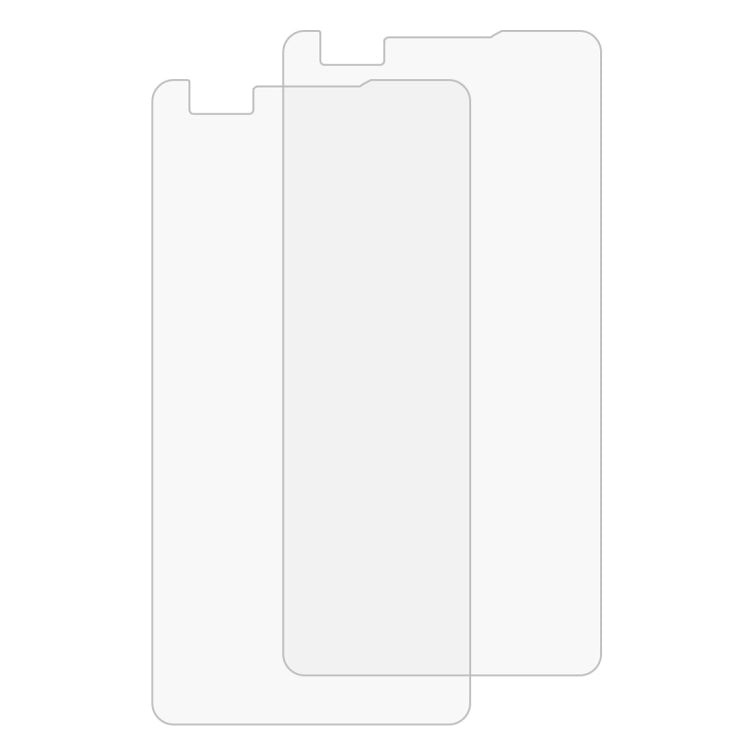 2 PCS 0.26mm 9H 2.5D Tempered Glass Film for LG X Style
