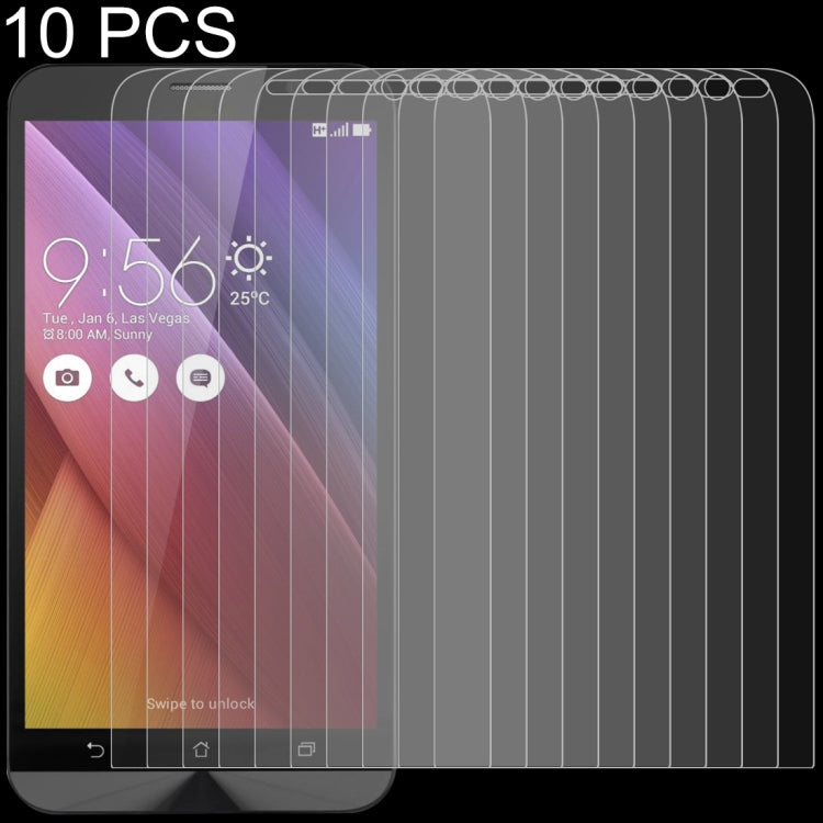 10 PCS 0.26mm 9H 2.5D Tempered Glass Film for Asus Zenfone Go ZB551KL