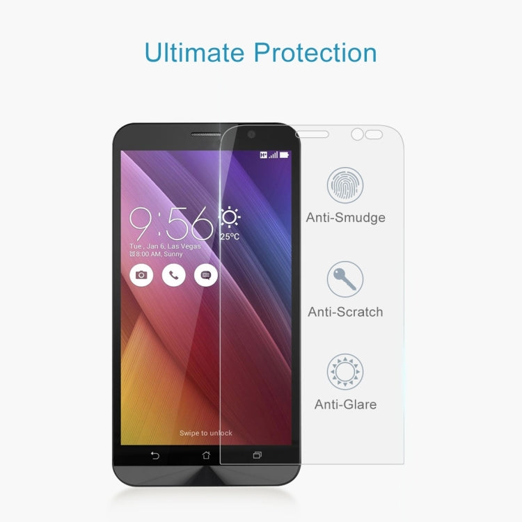 100 PCS 0.26mm 9H 2.5D Tempered Glass Film for Asus Zenfone Go ZB551KL