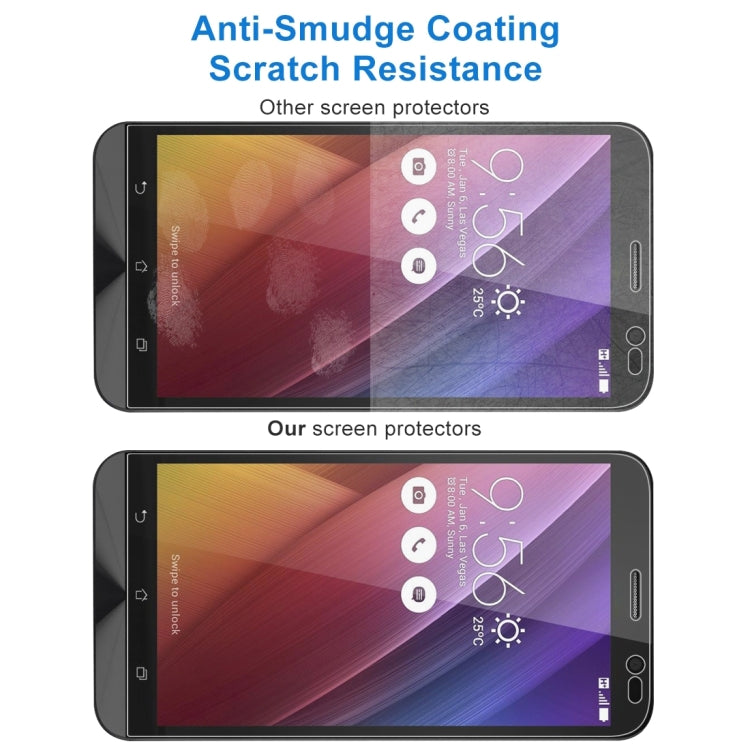 100 PCS 0.26mm 9H 2.5D Tempered Glass Film for Asus Zenfone Go ZB551KL