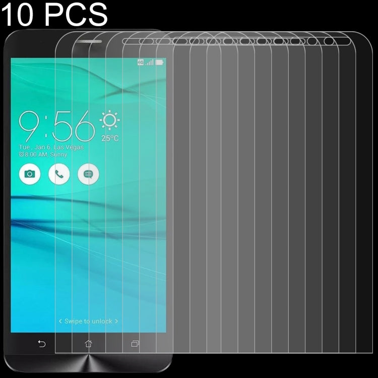 10 PCS 0.26mm 9H 2.5D Tempered Glass Film for Asus ZenFone Go ZB552KL