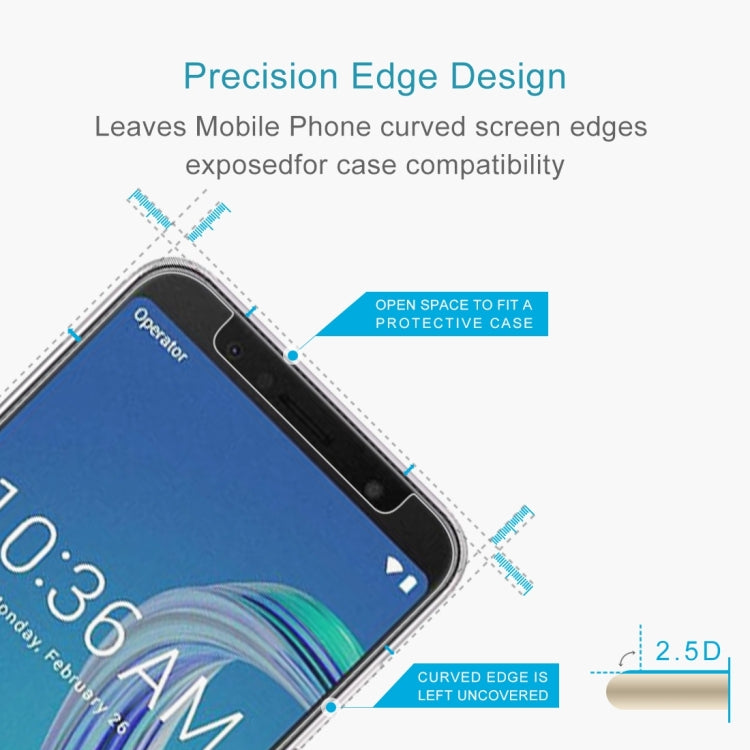 10 PCS 0.26mm 9H 2.5D Tempered Glass Film for Asus ZenFone Max Pro (M1) ZB601KL