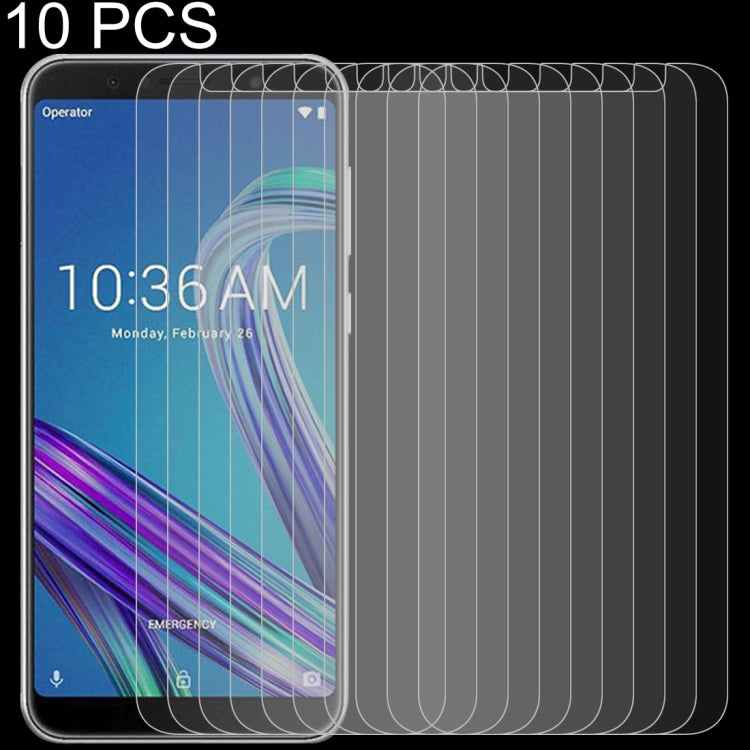10 PCS 0.26mm 9H 2.5D Tempered Glass Film for Asus ZenFone Max Pro (M1) ZB601KL