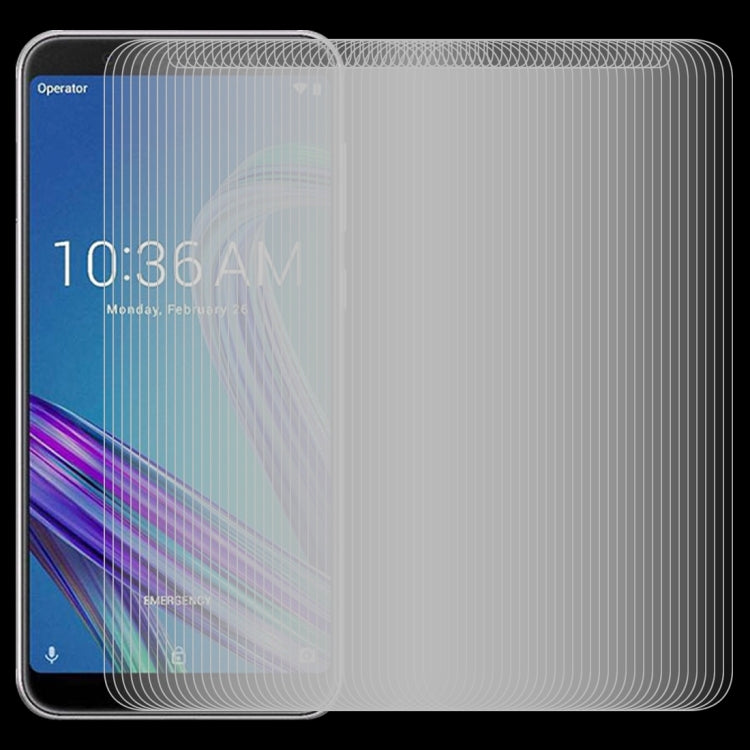 100 PCS 0.26mm 9H 2.5D Tempered Glass Film for Asus ZenFone Max Pro (M1) ZB601KL