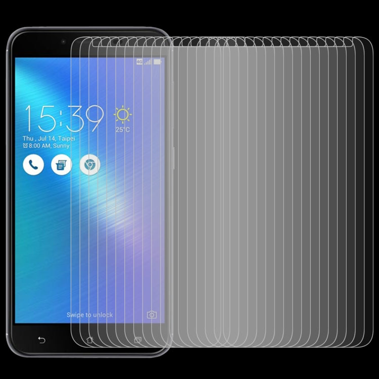 100 PCS 0.26mm 9H 2.5D Tempered Glass Film for Asus ZenFone 3 Max ZC553KL