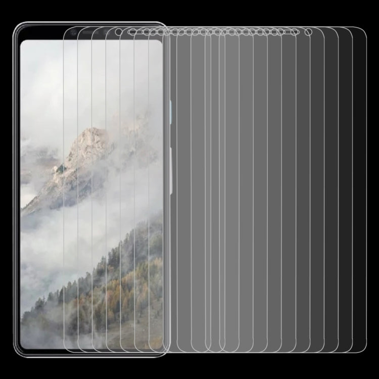 50 PCS 0.26mm 9H 2.5D Tempered Glass Film for Google Pixel 4 XL, No Retail Package