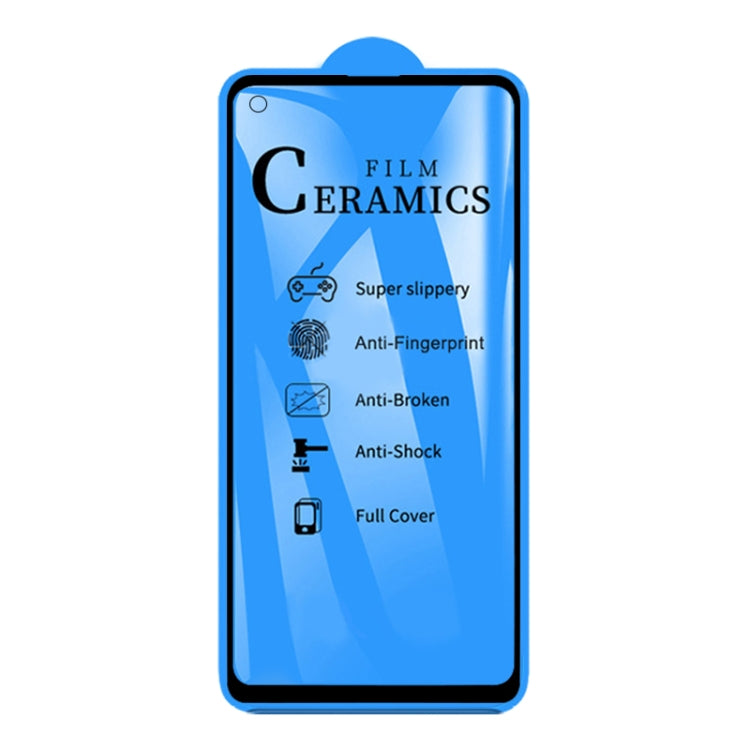 For Samsung Galaxy A21s 2.5D Full Glue Full Cover Ceramics Film