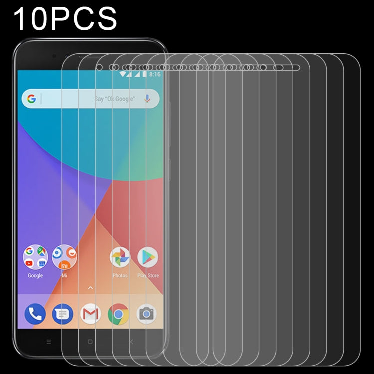10 PCS 0.26mm 9H 2.5D Tempered Glass Film for Xiaomi Mi A1