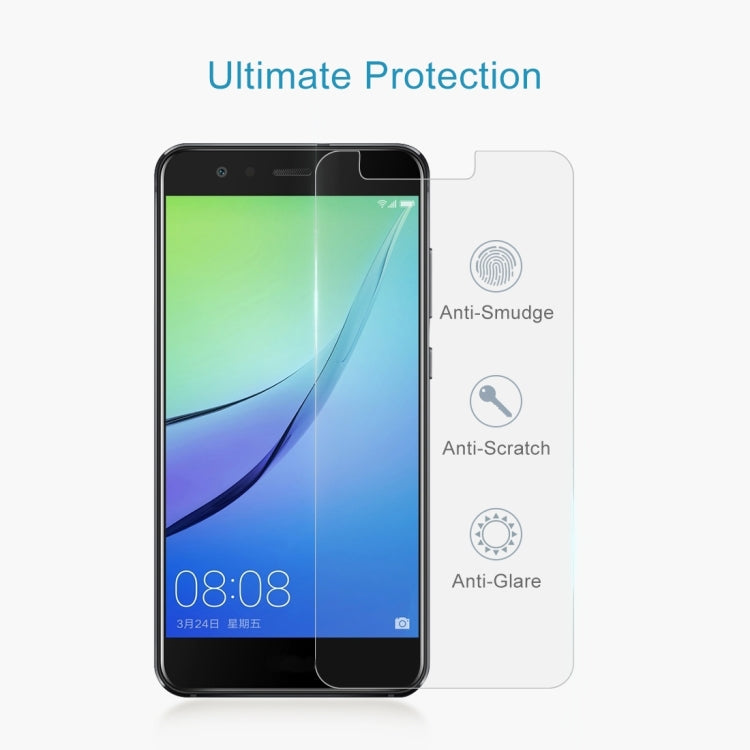 100 PCS 0.26mm 9H 2.5D Tempered Glass Film for Huawei nova Lite