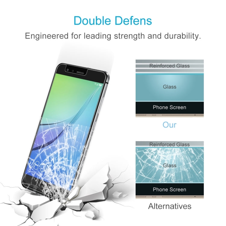 100 PCS 0.26mm 9H 2.5D Tempered Glass Film for Huawei nova Lite