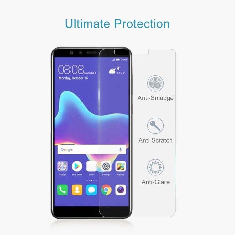 0.26mm 9H 2.5D Tempered Glass Film for Huawei Y9 (2018)