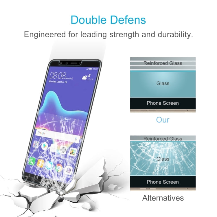 0.26mm 9H 2.5D Tempered Glass Film for Huawei Y9 (2018)