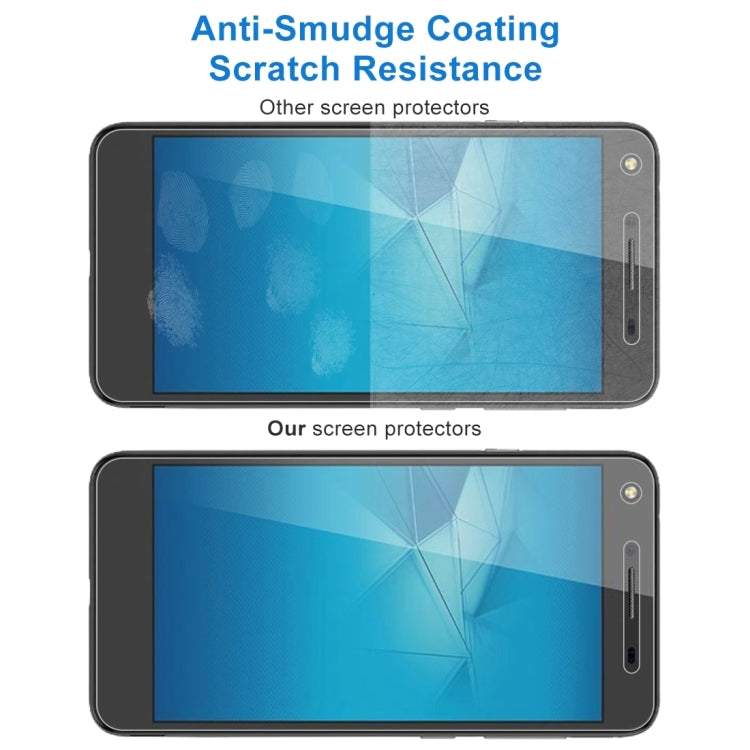 100 PCS 0.26mm 9H 2.5D Tempered Glass Film for Huawei Honor 5