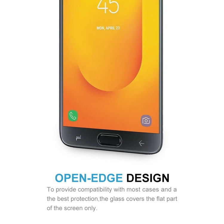 100 PCS 0.26mm 9H 2.5D Tempered Glass Film for Galaxy J7 Duo