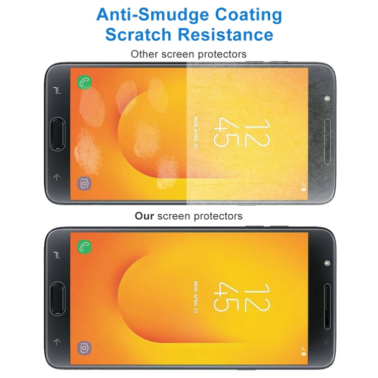100 PCS 0.26mm 9H 2.5D Tempered Glass Film for Galaxy J7 Duo