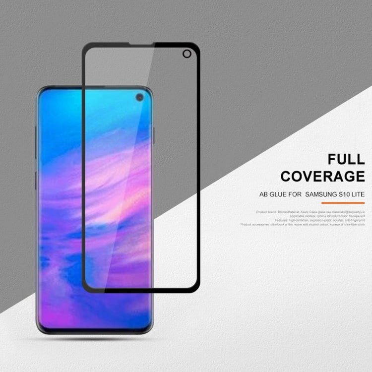 mocolo Full Glue 0.33mm 9H 2.5D Tempered Glass Film for Galaxy S10e(Black)