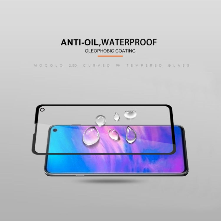 mocolo Full Glue 0.33mm 9H 2.5D Tempered Glass Film for Galaxy S10e(Black)