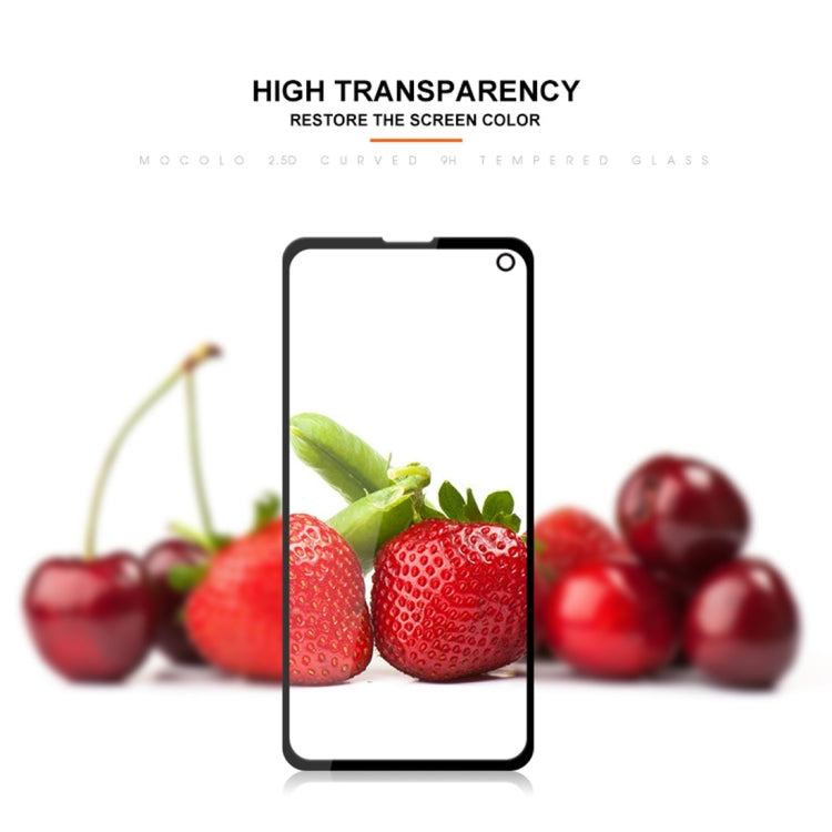 mocolo Full Glue 0.33mm 9H 2.5D Tempered Glass Film for Galaxy S10e(Black)