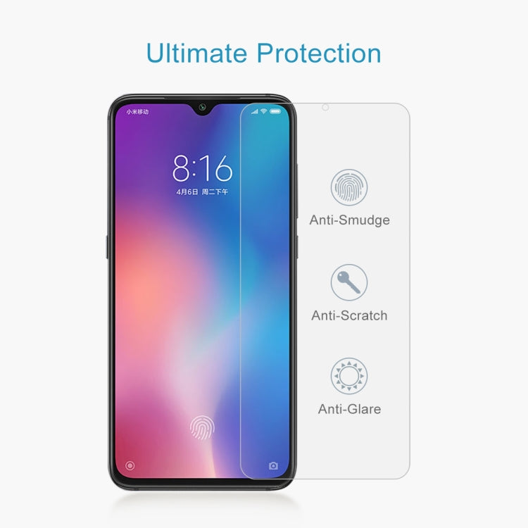 100 PCS 0.26mm 9H 2.5D Tempered Glass Film for Xiaomi Mi 9 SE