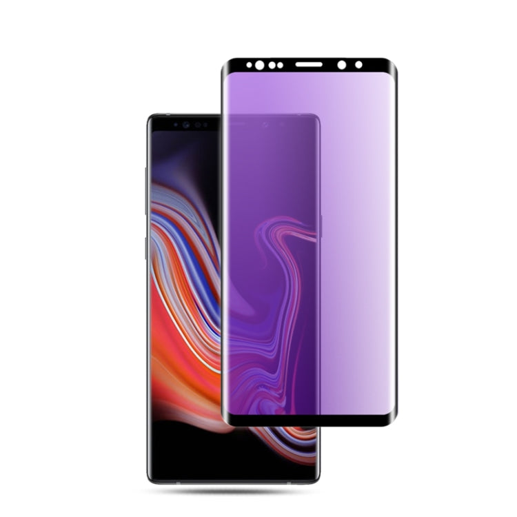 mocolo 0.33mm 9H 3D Round Edge Anti Blue-ray Tempered Glass Film for Galaxy Note9 (Black)