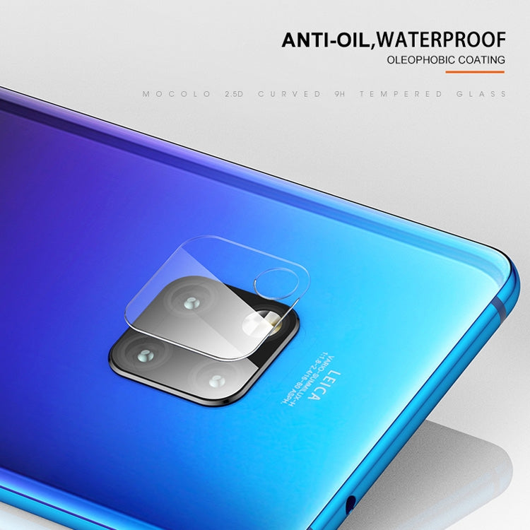 mocolo 0.15mm 9H 2.5D Round Edge Rear Camera Lens Tempered Glass Film for Huawei Mate 20 Pro(Transparent)