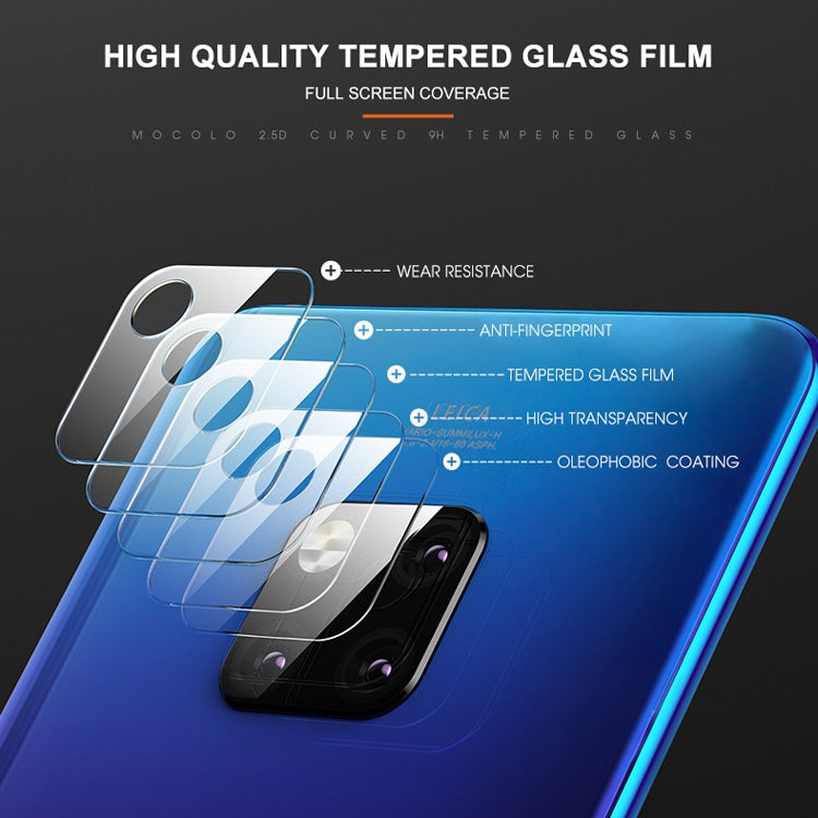 mocolo 0.15mm 9H 2.5D Round Edge Rear Camera Lens Tempered Glass Film for Huawei Mate 20(Transparent)