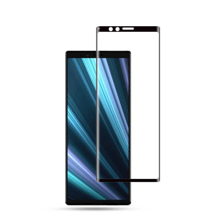 mocolo 0.33mm 9H 3D Round Edge Tempered Glass Film for Sony Xperia 1 / Xperia XZ4 (Black)