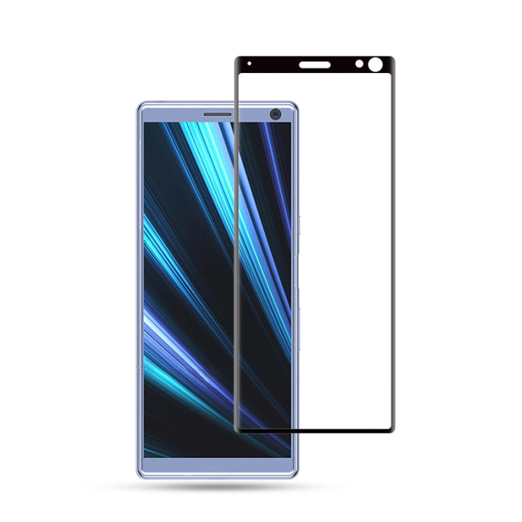 mocolo 0.33mm 9H 3D Round Edge Tempered Glass Film for Sony Xperia 10(Black)