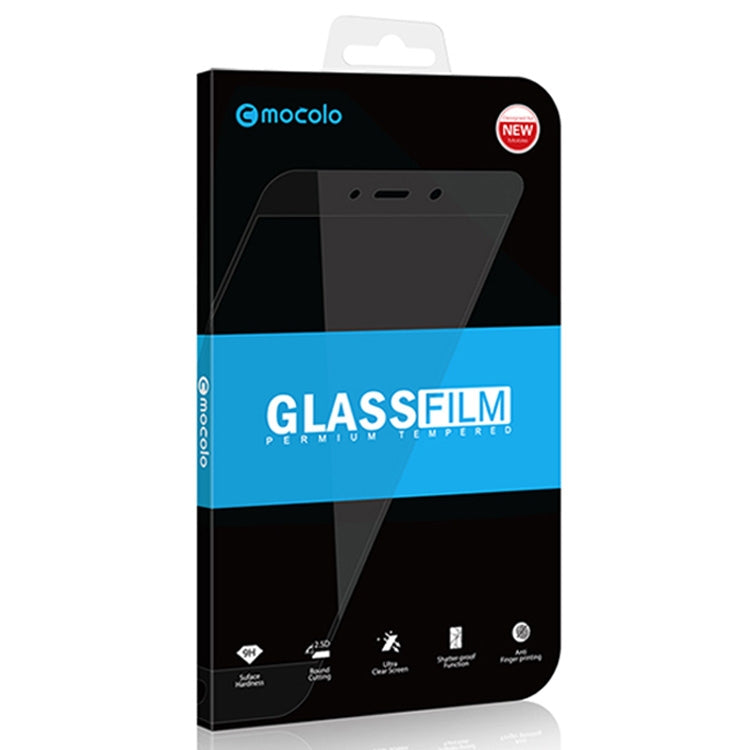 mocolo 0.33mm 9H 2.5D Silk Print Tempered Glass Film for Huawei nova 4 (Black)