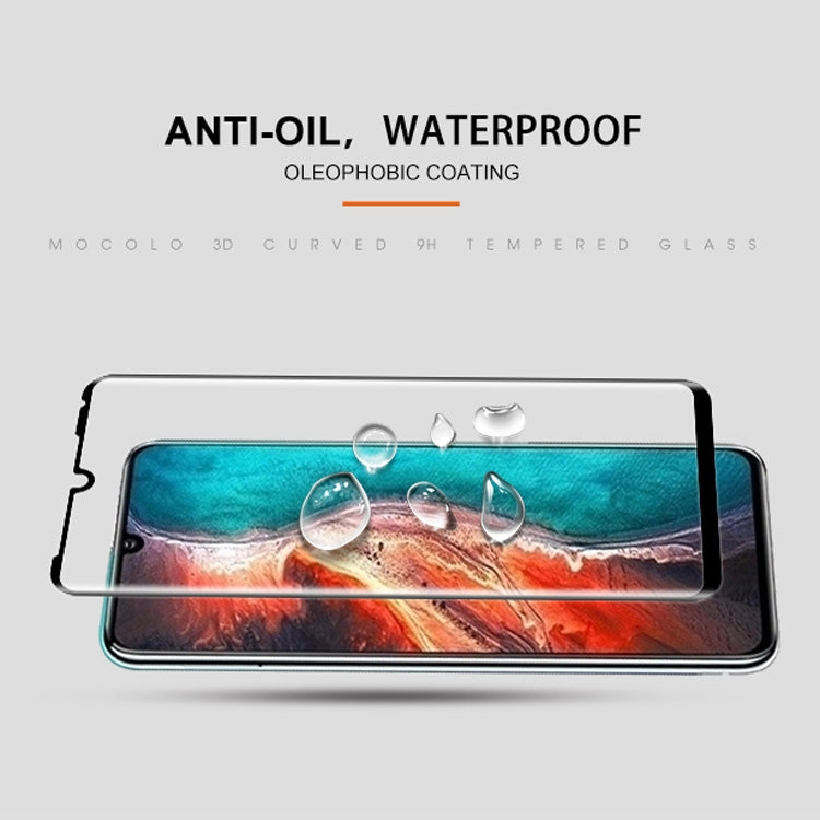 mocolo 0.33mm 9H 3D Round Edge Tempered Glass Film for Huawei P30 Pro(Black)