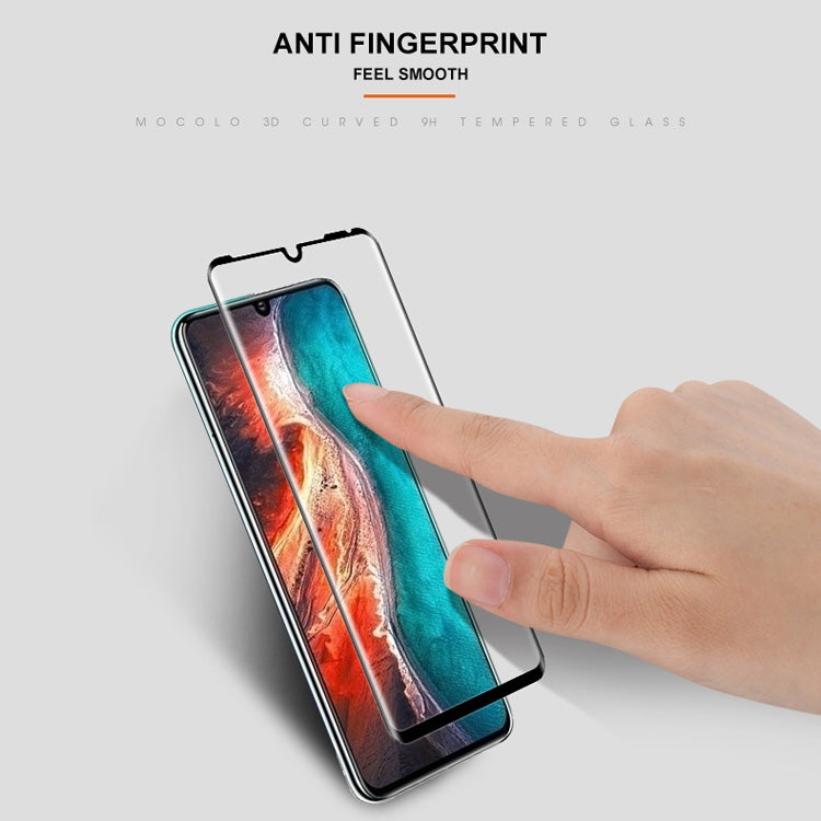 mocolo 0.33mm 9H 3D Round Edge Tempered Glass Film for Huawei P30 Pro(Black)