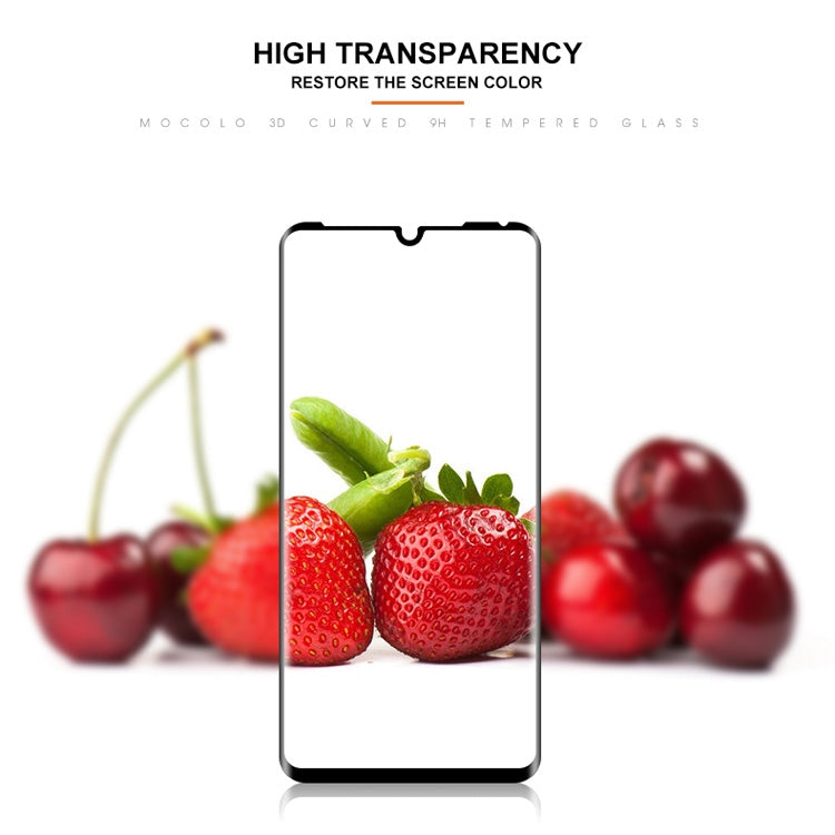 mocolo 0.33mm 9H 3D Round Edge Tempered Glass Film for Huawei P30 Pro(Black)