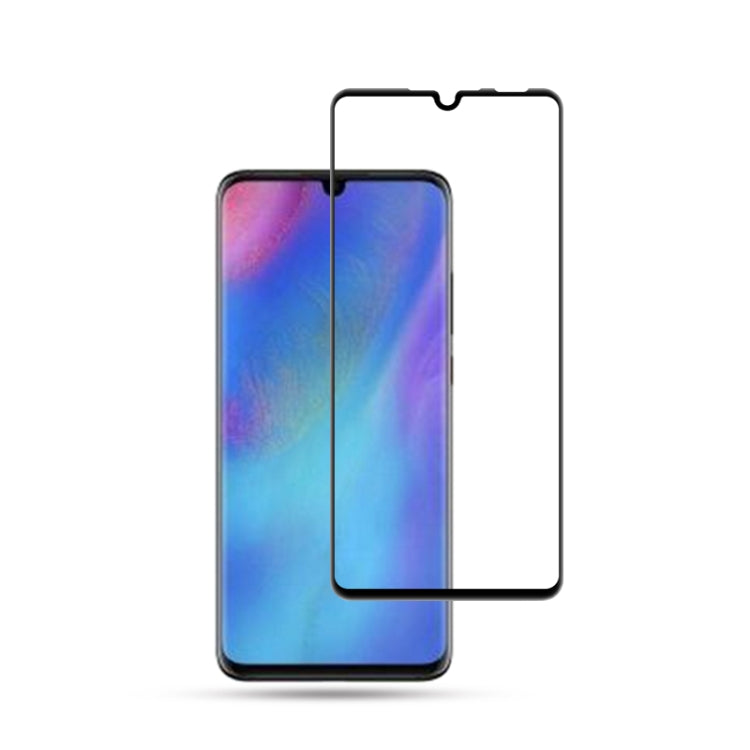 mocolo 0.33mm 9H 3D Round Edge Tempered Glass Film for Huawei P30 Lite(Black)