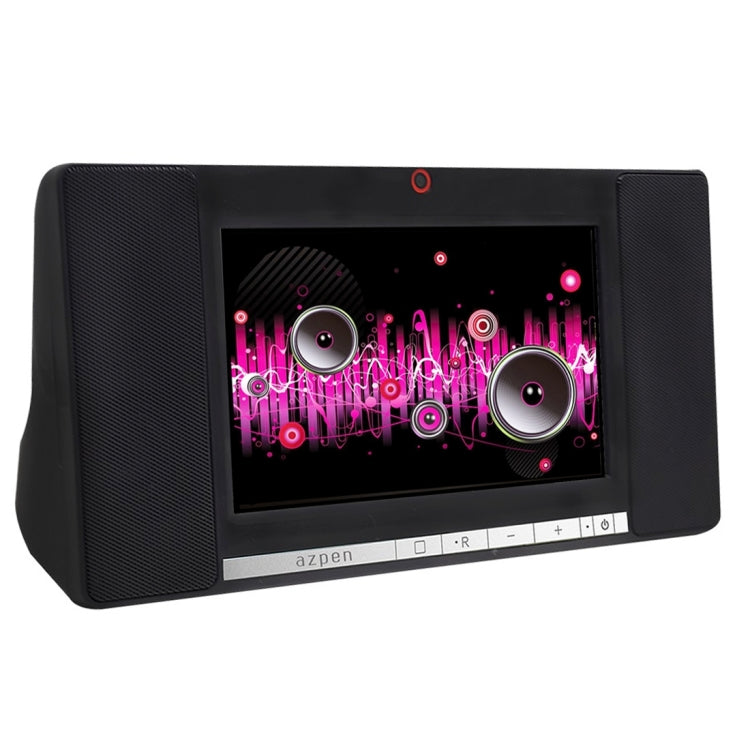 azpen A760 WiFi Bluetooth Smart Speaker, 7.0 inch Touch Screen, Android 5.1 Allwinner A33 Cortex A7 Quad Core 1.3GHz, RAM: 1GB, ROM: 8GB, 0.3MP Camera