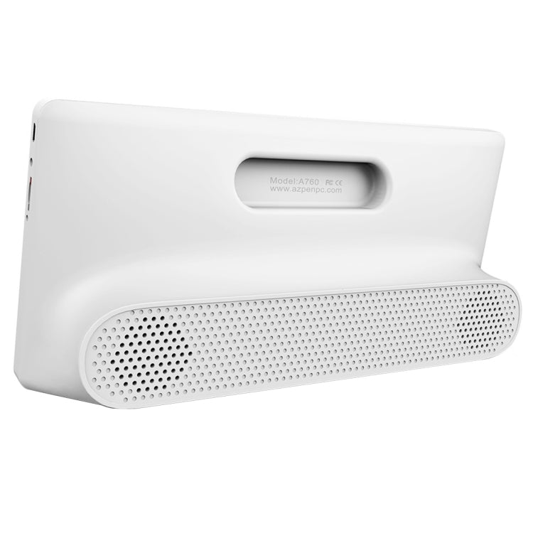 azpen A760 WiFi Bluetooth Smart Speaker, 7.0 inch Touch Screen, Android 5.1 Allwinner A33 Cortex A7 Quad Core 1.3GHz, RAM: 1GB, ROM: 8GB, 0.3MP Camera