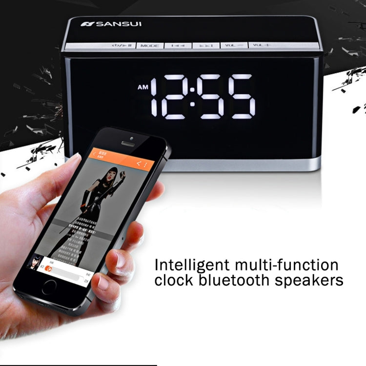 MUSKY DY 27 HiFi Portable Bluetooth Speaker with Mic & Handsfree, Support Clock Alarm / AUX, For iPhone, iPad, Galaxy, Sony, Lenovo, HTC, Huawei, Google, LG, Xiaomi, other Smartphones