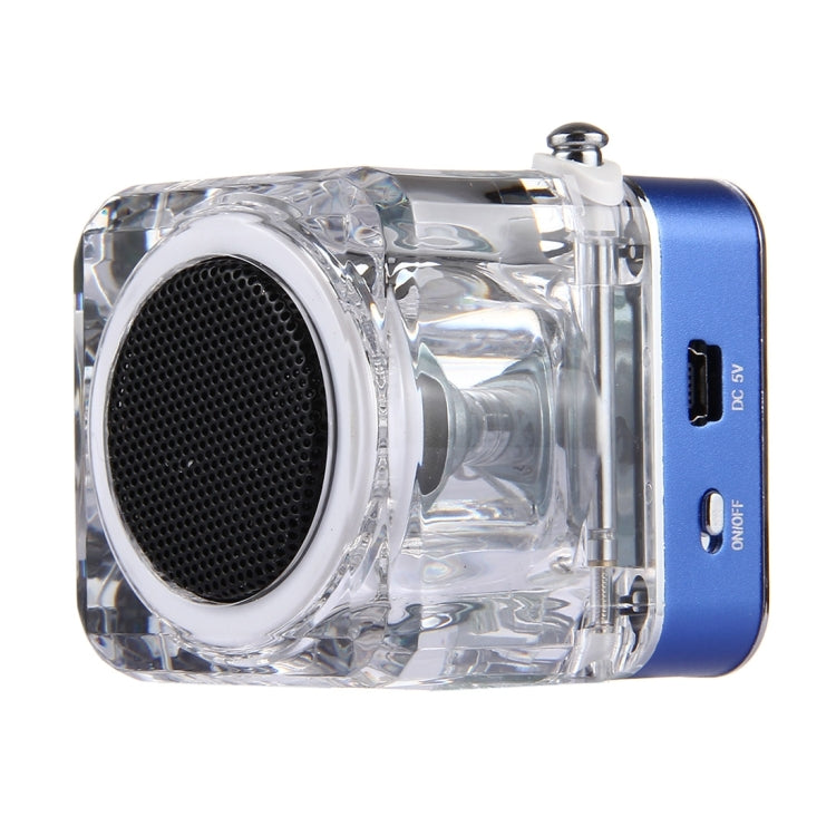 NiZHi TT-028 Multifunctional Mini Card Music Playback Speaker , with LCD Display & Color Light, Support TF Card & U-disk & AUX Line In and Out & FM Function