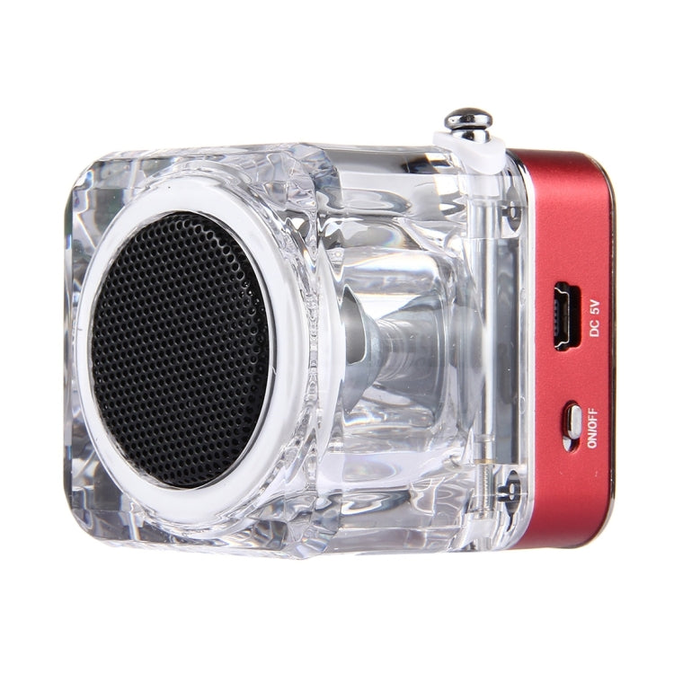 NiZHi TT-028 Multifunctional Mini Card Music Playback Speaker , with LCD Display & Color Light, Support TF Card & U-disk & AUX Line In and Out & FM Function