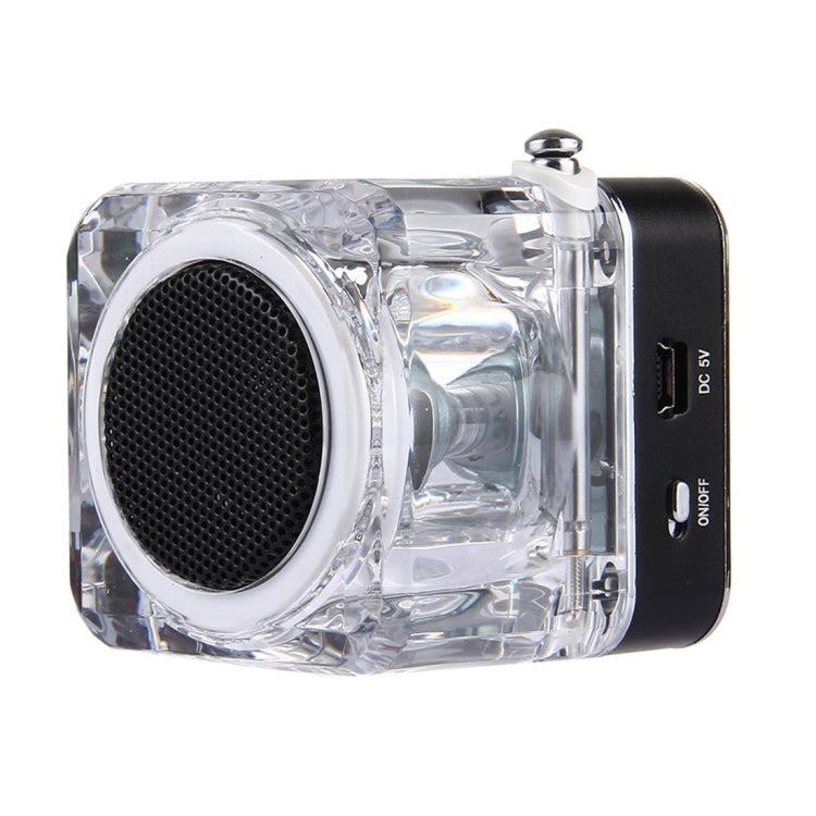 NiZHi TT-029 Multifunctional Mini Multimedia Music Playback Speaker , with LCD Display & Color Light, Support TF Card & U-disk & AUX Line In and Out & FM & Alarm Clock and Time & Lyrics Display  Function