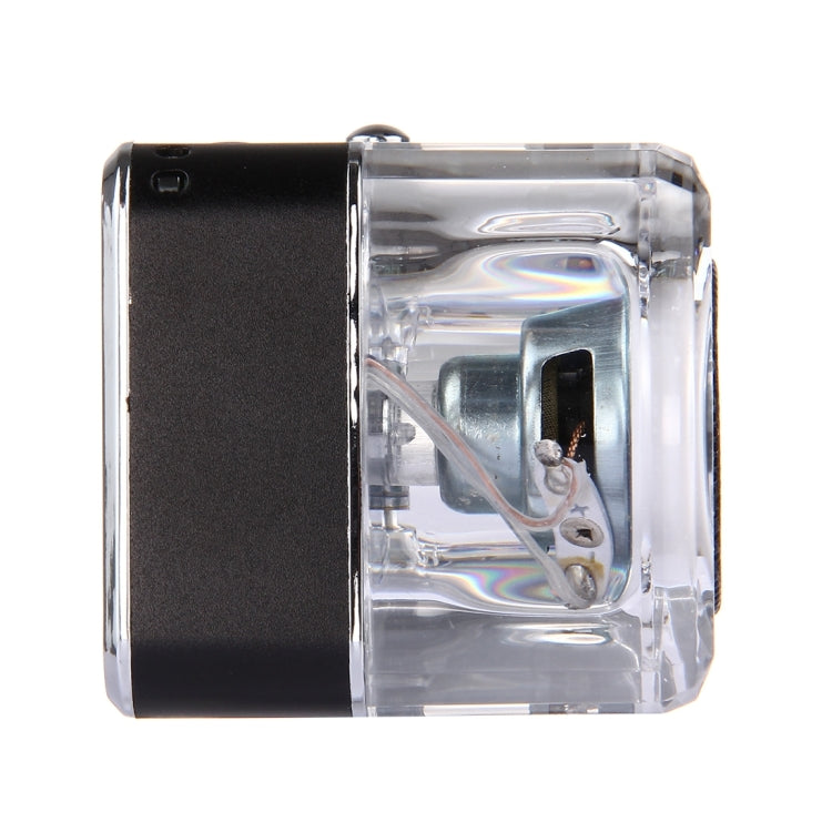NiZHi TT-029 Multifunctional Mini Multimedia Music Playback Speaker , with LCD Display & Color Light, Support TF Card & U-disk & AUX Line In and Out & FM & Alarm Clock and Time & Lyrics Display  Function