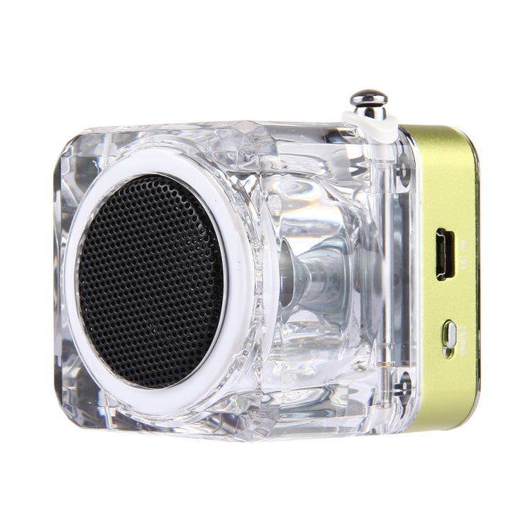 NiZHi TT-029 Multifunctional Mini Multimedia Music Playback Speaker , with LCD Display & Color Light, Support TF Card & U-disk & AUX Line In and Out & FM & Alarm Clock and Time & Lyrics Display  Function