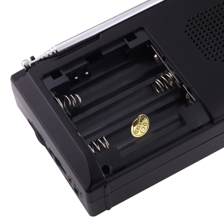 HAONING HN-315UA Portable FM AM SW (1-7) 9 Bands Channels Radio, Rechargeable Li-ion Battery, Support Micro TF Card / USB  / MP3 Player