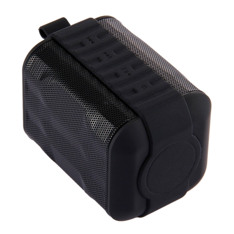 TK200 Portable Life Waterproof Bluetooth Stereo Speaker, with Built-in MIC & Hook, Support Hands-free Calls & TF Card & AUX IN, Bluetooth Distance: 10m(Black)