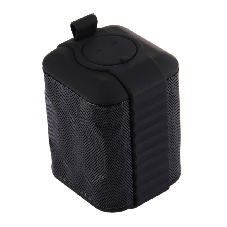 TK200 Portable Life Waterproof Bluetooth Stereo Speaker, with Built-in MIC & Hook, Support Hands-free Calls & TF Card & AUX IN, Bluetooth Distance: 10m(Black)