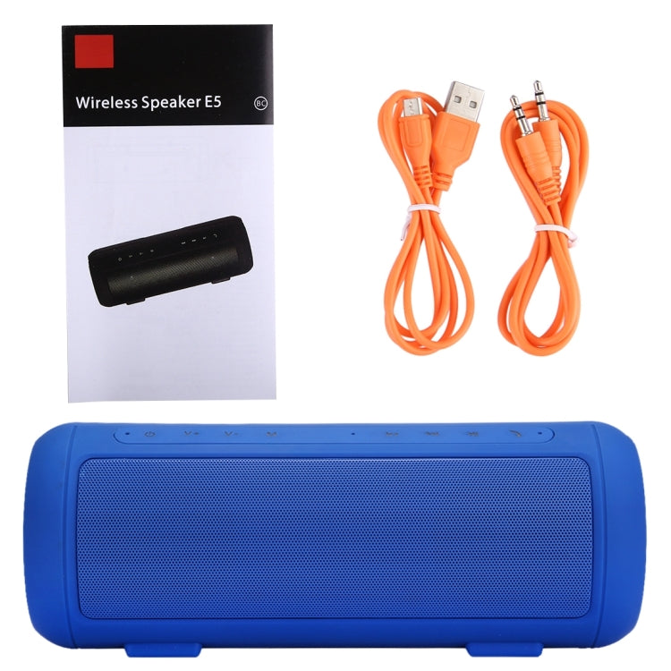 E5 Life Waterproof Bluetooth Stereo Speaker, with Built-in MIC & Handle, Support Hands-free Calls & TF Card & AUX IN & Power Bank, Bluetooth Distance: 10m