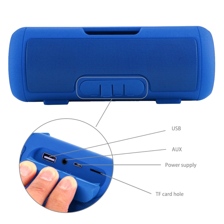 E5 Life Waterproof Bluetooth Stereo Speaker, with Built-in MIC & Handle, Support Hands-free Calls & TF Card & AUX IN & Power Bank, Bluetooth Distance: 10m
