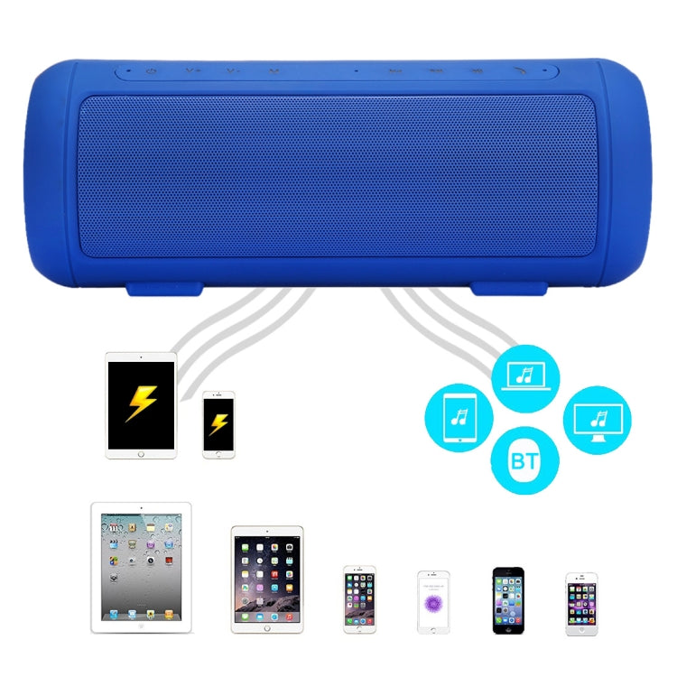 E5 Life Waterproof Bluetooth Stereo Speaker, with Built-in MIC & Handle, Support Hands-free Calls & TF Card & AUX IN & Power Bank, Bluetooth Distance: 10m