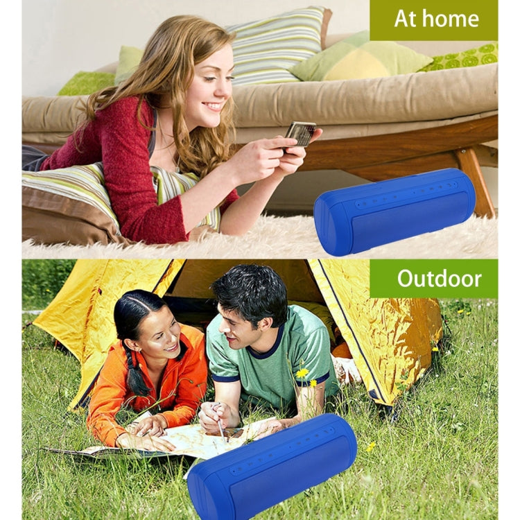 E5 Life Waterproof Bluetooth Stereo Speaker, with Built-in MIC & Handle, Support Hands-free Calls & TF Card & AUX IN & Power Bank, Bluetooth Distance: 10m