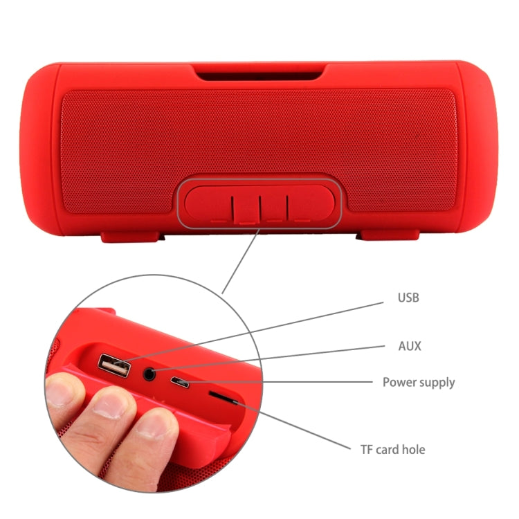 E5 Life Waterproof Bluetooth Stereo Speaker, with Built-in MIC & Handle, Support Hands-free Calls & TF Card & AUX IN & Power Bank, Bluetooth Distance: 10m